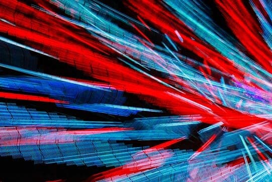 Abstract Red Blue