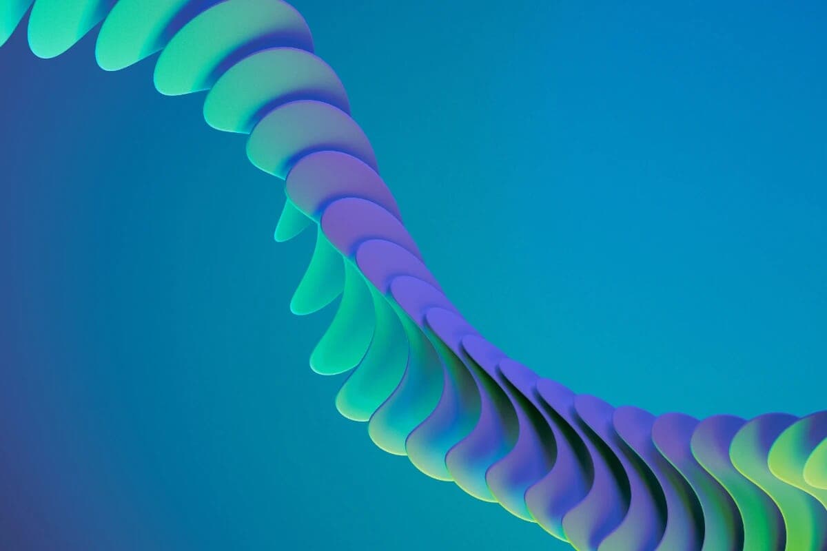 Abstract Curved Disc