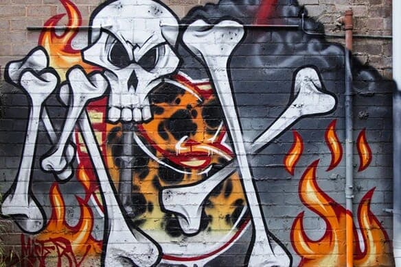 Graffiti Skull