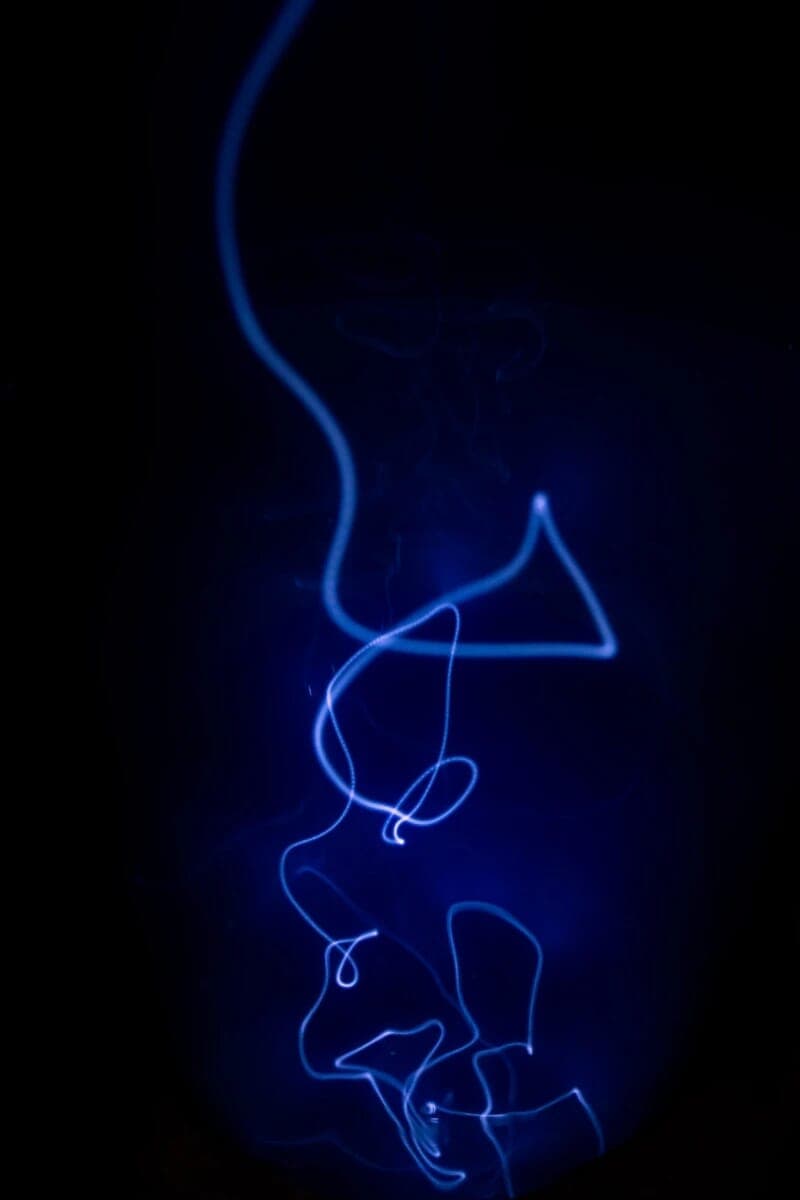 Line Blue Black