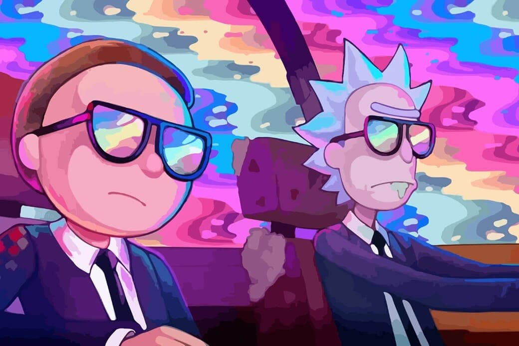 Rick And Morty Trippy