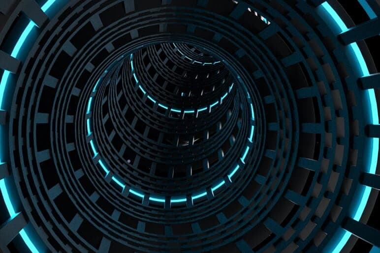 Wormhole Blue